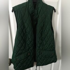 Quilted Green Vest